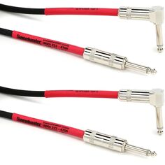 Pro Co EGL-10 Excellines Инструментальный кабель с прямым и прямым углом — 10 футов (2 шт.)