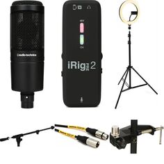 IK Multimedia Смартфон для певца/автора песен, комплект потоковой передачи/записи