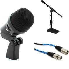 Динамический инструментальный микрофон Lewitt DTP 340 REX со стойкой и кабелем