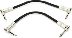 PRS Classic Инструментальный кабель с прямым и прямым углом — 6 дюймов (2 шт.)
