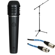 Динамический инструментальный микрофон Lewitt MTP 440 DM со стойкой и кабелем