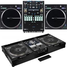 2-канальный DJ-микшер Rane Seventy и контроллер проигрывателя Dual Twelve MKII с футляром для гроба Odyssey DJ