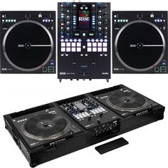2-канальный DJ-микшер Rane Seventy-Two MKII и контроллер проигрывателя Dual Twelve MKII в футляре-гробу
