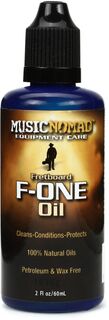 MusicNomad F-ONE Oil Очиститель и кондиционер для грифа — 2 унции. Бутылка