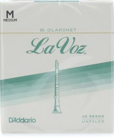 D&apos;Addario RCC10MD La Voz Bb Трость для кларнета - средняя (10 шт.) D'addario