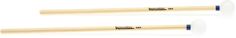 Innovative Percussion OS4 Orchestral Full Forte Xylophone/Glockenspiel Mallets - 1 1/8 inch White/Blue Tape - Rattan