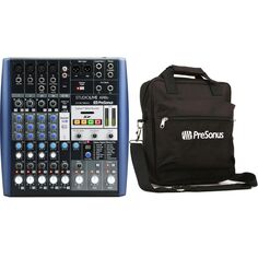 Комплект микшера/аудиоинтерфейса PreSonus StudioLive AR8c и сумки для инструментов
