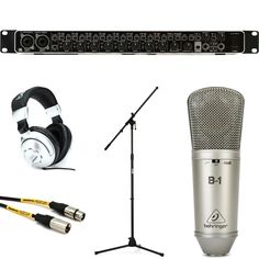 USB-аудиоинтерфейс Behringer U-Phoria UMC1820 и комплект для записи микрофона Behringer B-1