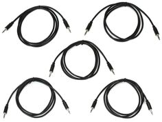 Патч-кабель Eurorack Black Market, 5 шт., 100 см, черный