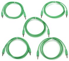 Патч-кабель Eurorack для черного рынка, 5 шт., 100 см, зеленый Black Market
