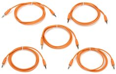 Патч-кабель Eurorack для черного рынка, 5 шт., 100 см, оранжевый Black Market