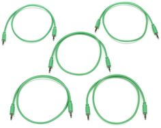 Патч-кабель Eurorack для черного рынка, 5 шт., 50 см, зеленый Black Market