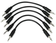 Патч-кабель Eurorack Black Market, 5 шт., 9 см, черный