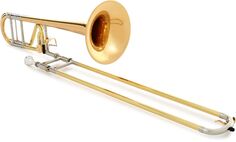 XO 1236RL-O Профессиональный тромбон F с насадкой — прозрачный лак, с открытой оберткой