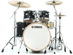 Yamaha Tour Custom, комплект из 4 предметов, 22-дюймовая ударная гитара - Licorice Satin