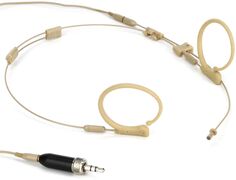 Всенаправленный микрофон-гарнитура Que Audio QA22 BE с адаптером SEL для беспроводной связи Sennheiser — бежевый
