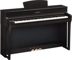 Цифровое пианино Yamaha Clavinova CLP-735 со скамейкой — отделка из палисандра