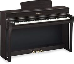 Цифровое пианино Yamaha Clavinova CLP-745 со скамейкой — отделка из палисандра
