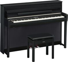 Цифровое пианино Yamaha Clavinova CLP-785 со скамейкой — матовая черная отделка