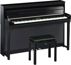 Цифровое пианино Yamaha Clavinova CLP-785 со скамейкой — отделка полированное черное дерево