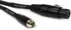 Соединительный кабель Roland RCC-10-RCXF Black Series XLR «мама» и «папа» RCA — 10 футов