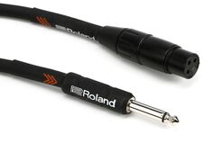 Высокоомный микрофонный кабель Roland RMC-B20-HIZ Black Series — 20 футов