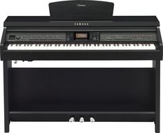 Цифровое пианино Yamaha Clavinova CVP-701 со скамейкой — матовая черная отделка