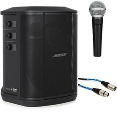 Многопозиционная акустическая система Bose S1 Pro+ и комплект Shure SM58