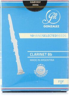 Трости Gonzalez Reeds FOF для Bb кларнета — 2,25 (10 шт. в упаковке)