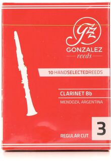 Трости Gonzalez Reeds стандартной формы для кларнета Bb — 3,0 (10 шт. в упаковке)