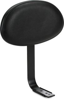 K&amp;M 14032 Спинка для сидений и табуретов Drummer - черная искусственная кожа КМ