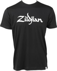 Черная классическая футболка с логотипом Zildjian — XX-Large