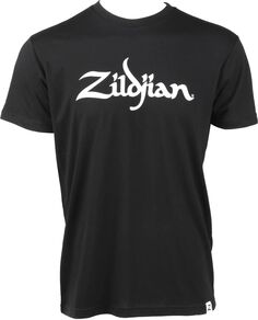 Черная классическая футболка с логотипом Zildjian, средний размер