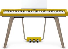 Цифровое пианино Casio PX-S7000 — гармоничный горчичный цвет