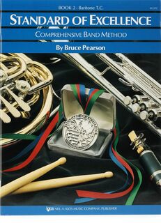Книга методов комплексного оркестра Kjos Standard of Excellence 2 - Баритон Т.К.