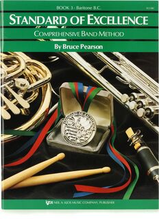 Книга методов комплексного оркестра Kjos Standard of Excellence 3 - Баритон BC