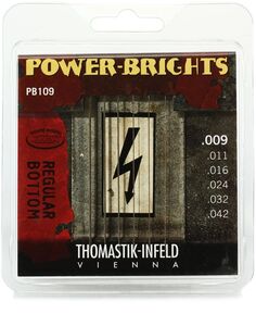 Струны для электрогитары Thomastik-Infeld PB109 Power-Brights — .009-.042 Light