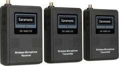 Беспроводная петличная микрофонная система Saramonic SR-WM2100X для 2 человек, 2,4 ГГц