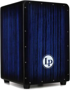 Latin Percussion LP Aspire Accents Cajon - Blueburst Streak Finish