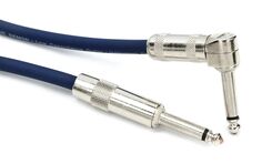 Лавовый кабель LCBD10R Blue Demon, прямой и угловой инструментальный кабель — 10 футов Lava Cable
