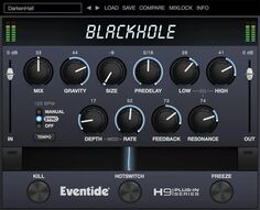 Плагин Eventide Blackhole Reverb