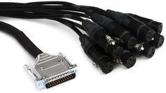 8-канальный аналоговый интерфейсный кабель Mogami Gold DB25-XLRF — 25 футов