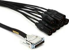 Mogami Gold DB25-XLRM-10 8-канальный аналоговый интерфейсный кабель — 10 футов