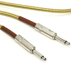 D&apos;Addario PW-BG-10TW Плетеный инструментальный кабель от прямого к прямому — твид, 10 футов D'addario