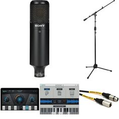 Конденсаторный микрофон Sony C-80 и комплект инструментов AutoTune Essentials