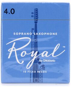 D&apos;Addario RIB1040 — трости для саксофона Royal Soprano — 4,0 (10 шт.) D'addario