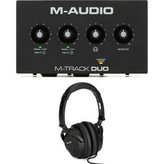 Новый USB-аудиоинтерфейс и наушники M-Audio M-Track Duo