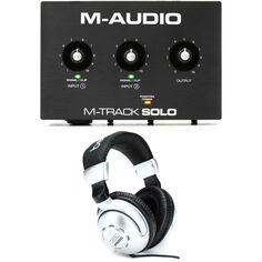 Новый USB-аудиоинтерфейс и наушники M-Audio M-Track Solo