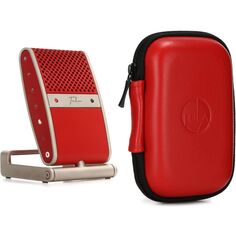 Портативный диктофон Tula и микрофон USB-C в жестком футляре — красный Тула