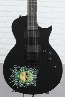 Электрогитара ESP LTD Kirk Hammett EKH-3 Spider, посвященная 30-летнему юбилею - черная